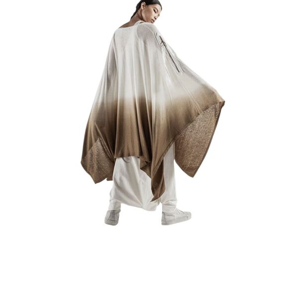 Nicholas K Gradient Brown and White Cape - Picture 1 of 4